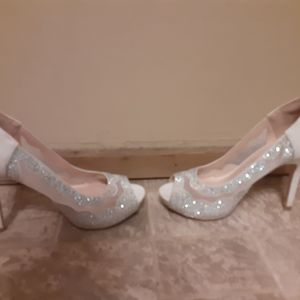 White Diamond Heels